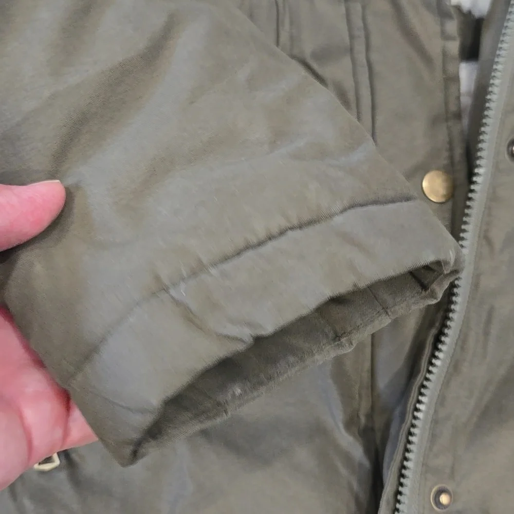 Rothschild | Olive Green Hooded Girls Coat Size Medium